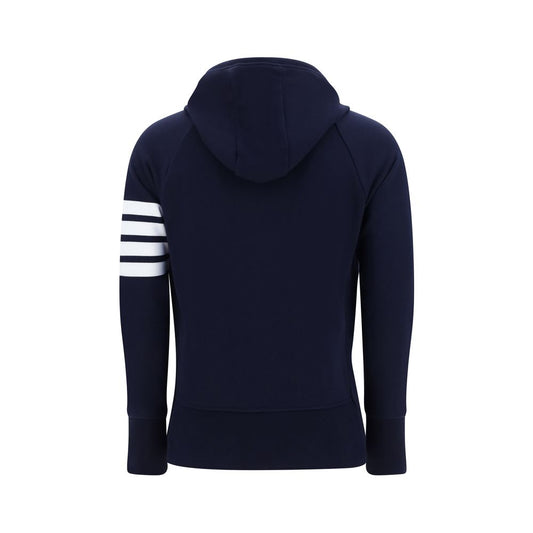 Thom Browne Blue Cotton Sweatshirt