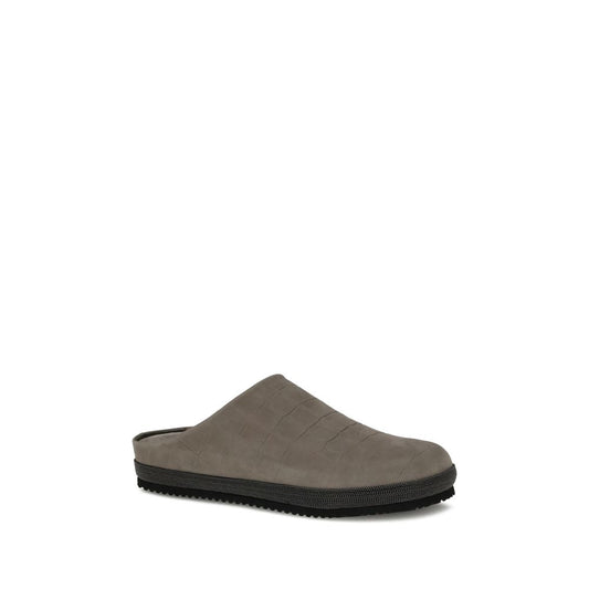 Brunello Cucinelli Gray Rubber Mules
