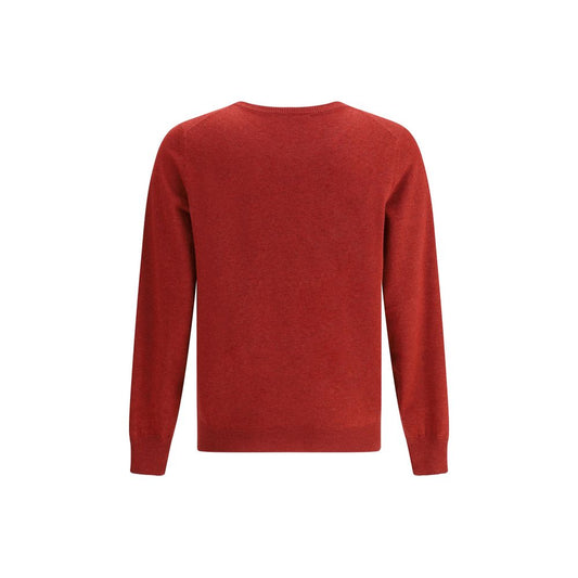 Brunello Cucinelli Red Cashmere Cashmere Sweater