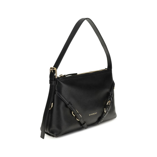 Givenchy Black Calf Leather Bos Taurus Shoulder Bag