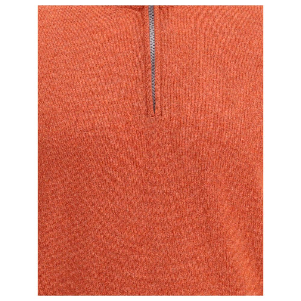 Brunello Cucinelli Red Cashmere Sweatshirt