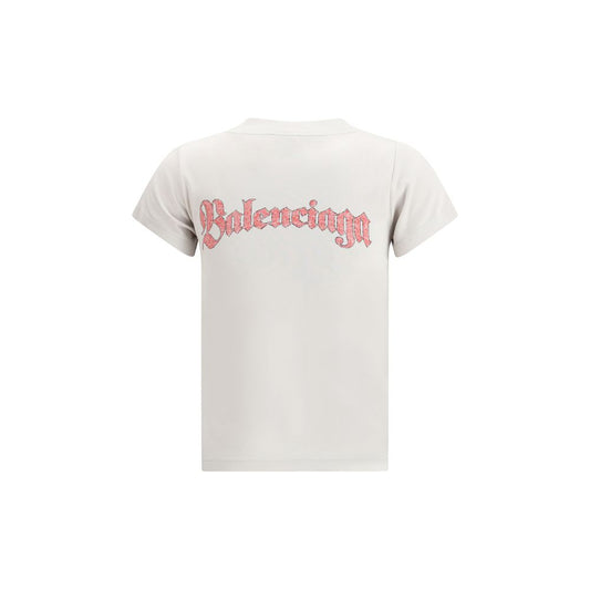 Balenciaga White Cotton T-Shirt
