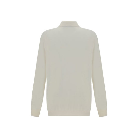 Brunello Cucinelli White Cashmere Cashmere Sweater