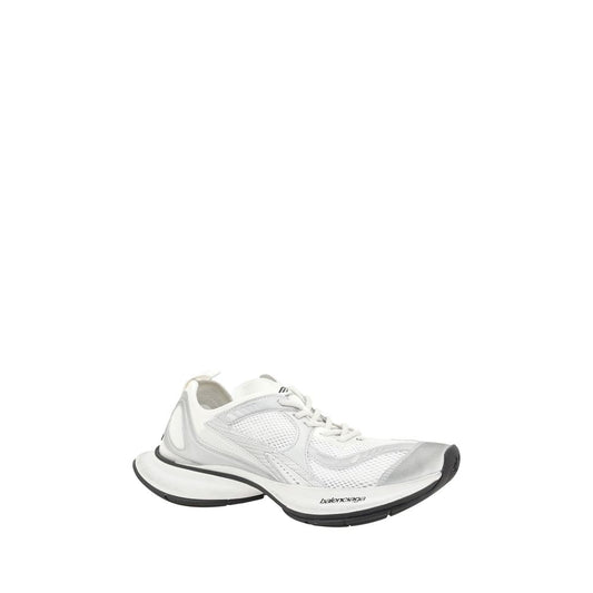 Balenciaga White Polyethylene Athletic Sneakers
