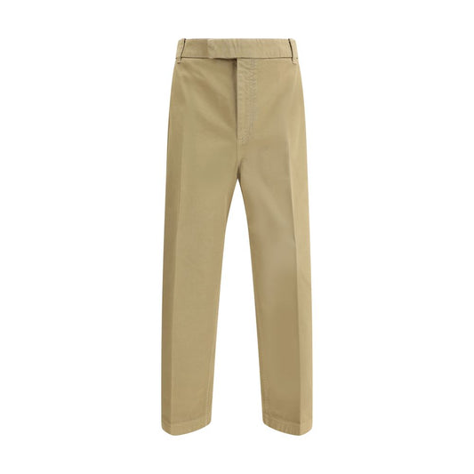 Thom Browne Beige Cotton Casual Pants