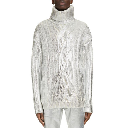 Balmain Gray Wool Sweater