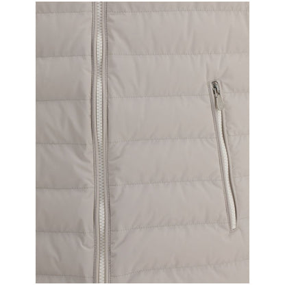 Brunello Cucinelli Beige Polyamide Jackets And Coat