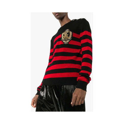 Balmain Black Wool Sweater