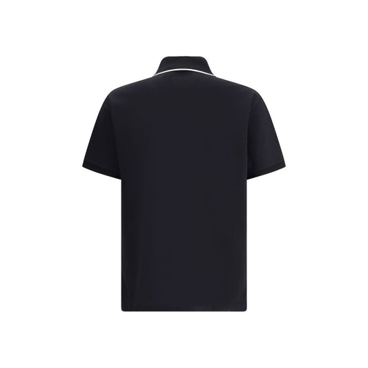 Gucci Black Cotton Polo Shirt