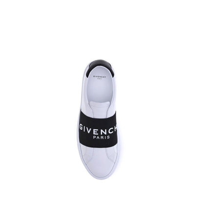 Givenchy White Calf Leather Bos Taurus Low Top Sneakers