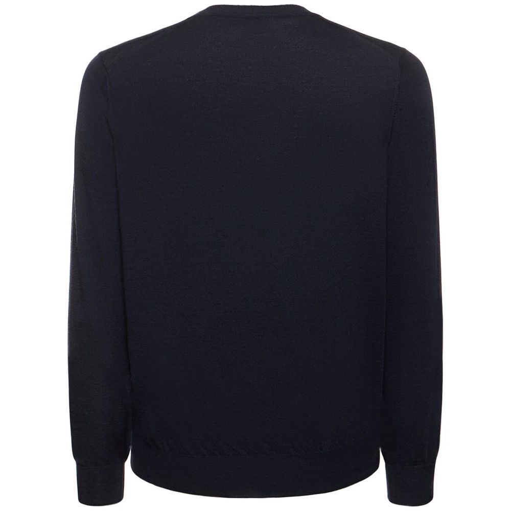 Brunello Cucinelli Blue Cashmere Men's Sweater