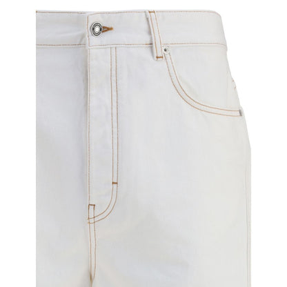 Givenchy White Cotton Jeans Denim