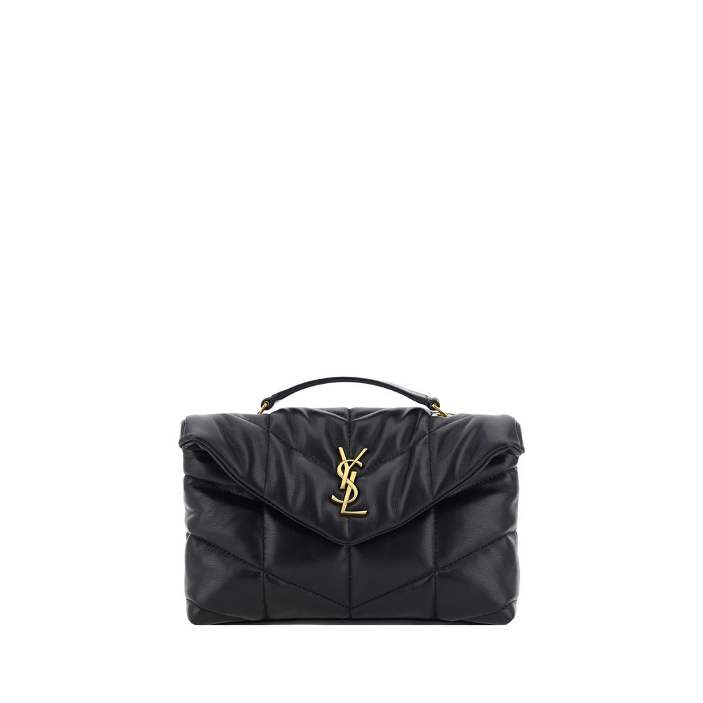 Saint Laurent Black Lamb Ovis Aries Aries Shoulder Bag