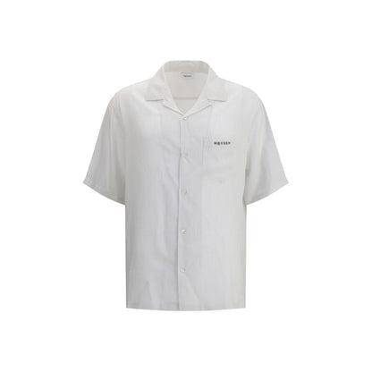 Alexander McQueen White Viscose Pattern Shirt
