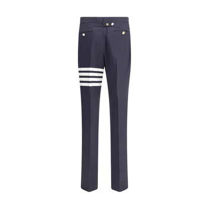 Thom Browne Blue Wool Dress Pants