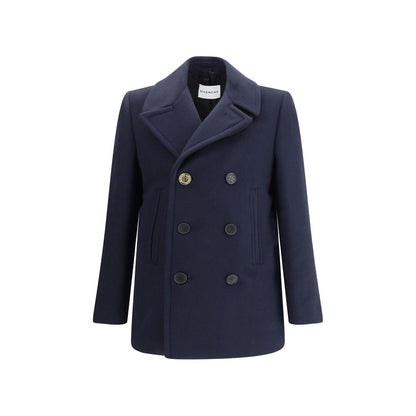 Givenchy Blue Wool Coat