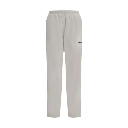 Balenciaga White Polyester Joggers (Workout Pants)