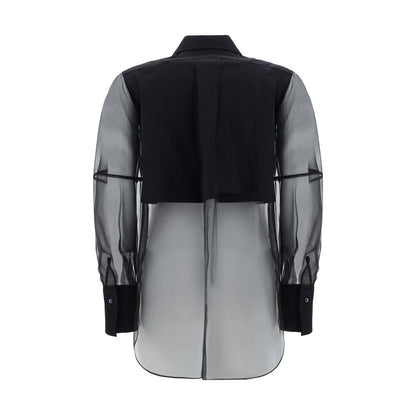 Brunello Cucinelli Black Cotton Pattern Shirt