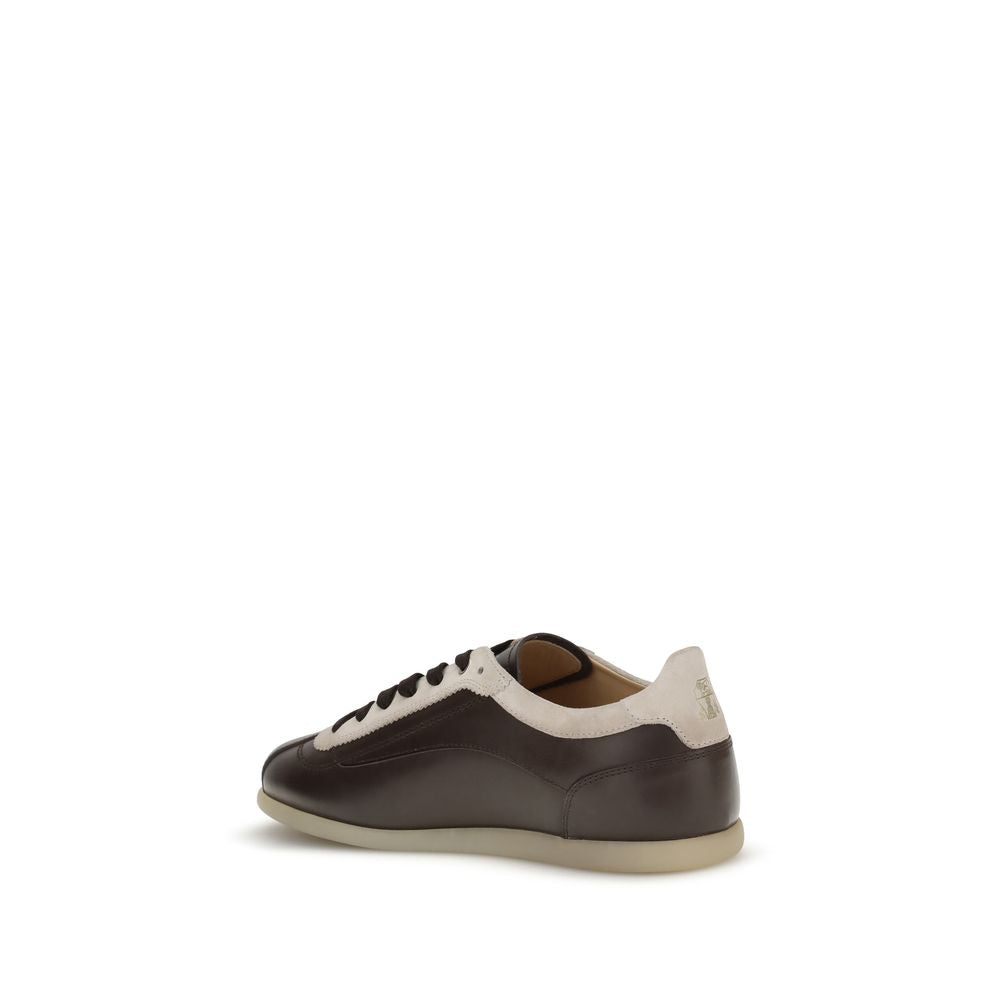 Brunello Cucinelli Multicolor Leather Low Top Sneakers