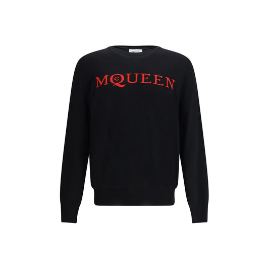 Alexander McQueen Black Wool Sweatshirt