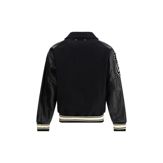 Golden Goose Black Fleece Wool Bomber