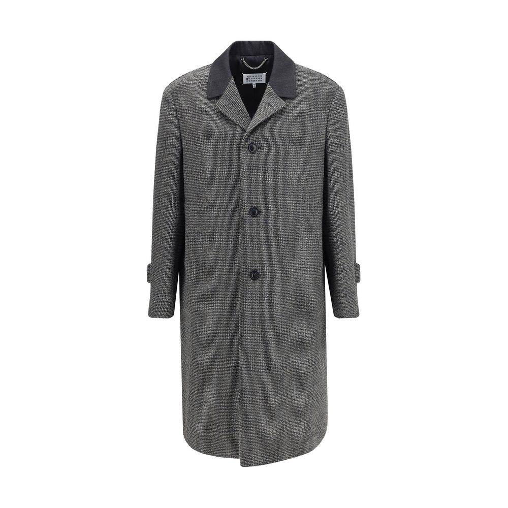 Margiela Gray Fleece Wool Coat
