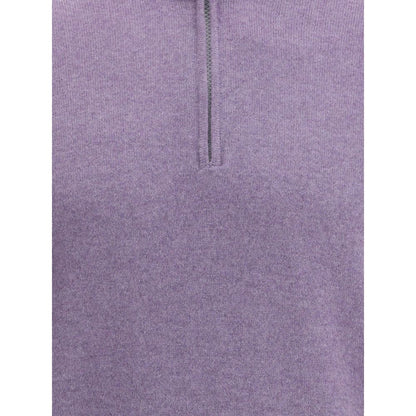 Brunello Cucinelli Purple Cashmere Cashmere Sweater