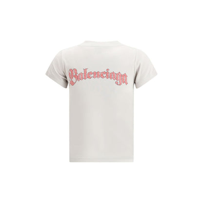 Balenciaga White Cotton T-Shirt