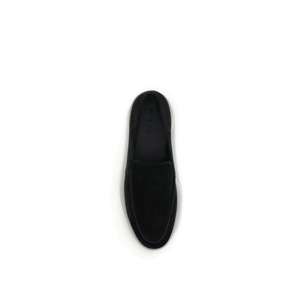 Fear Of God Black Leather Slip-On Loafers