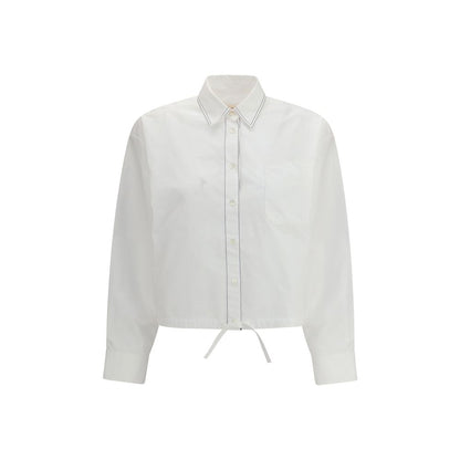 Marni White Cotton Shortsleeve Shirt
